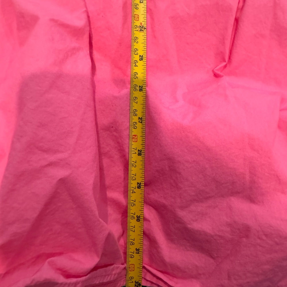 WHO WHAT WEAR Women’s asymmetrical tier pink ruffle short sleeve dress.  XXL - Picture 10 of 16